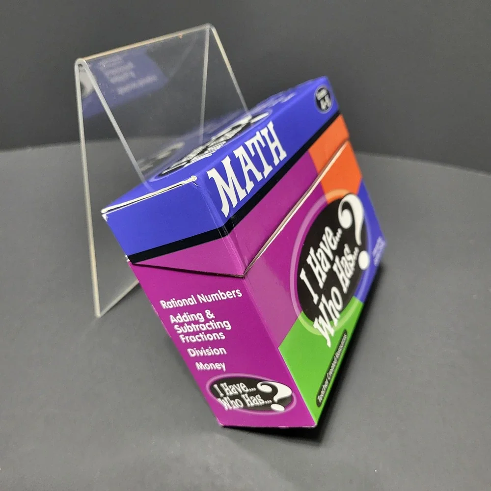 Teacher Created Resources Math I Have Who‎ Has Interactive Game Cards Grades 4-5